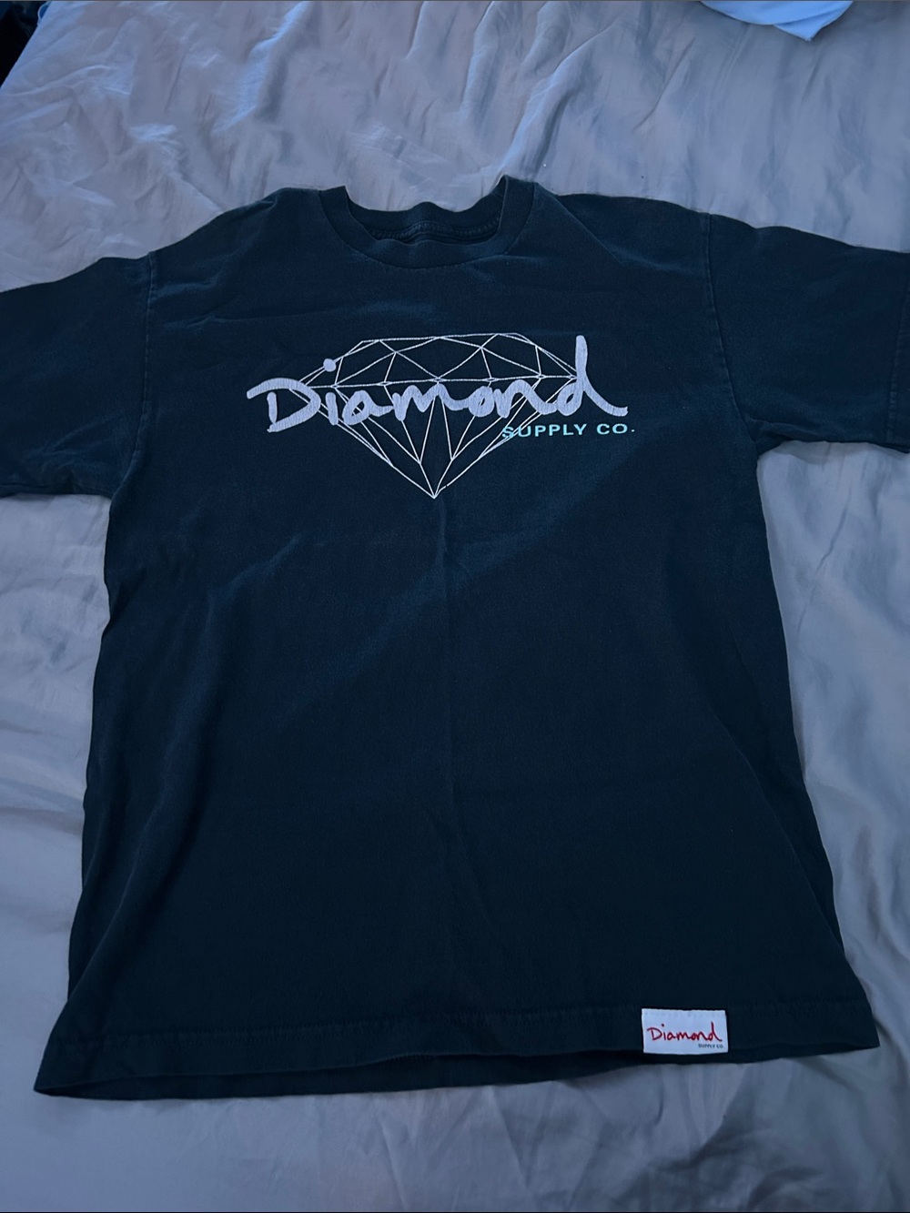 Diamond Supply Co. Black Tee with White Diamond Logo